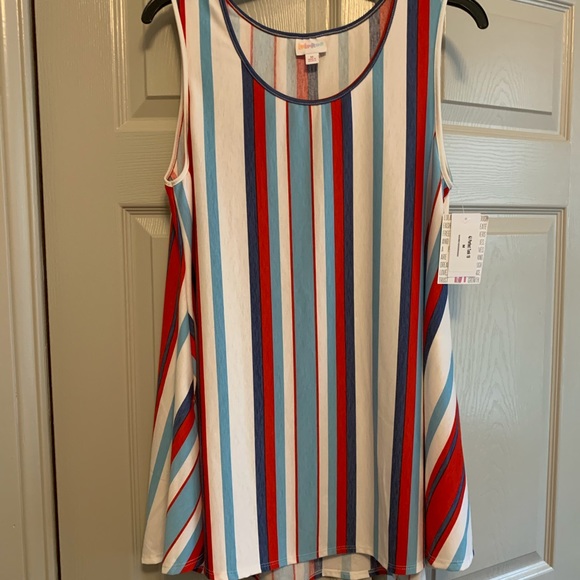 LuLaRoe Tops - LuLaRoe Perfect Striped Swing Tank